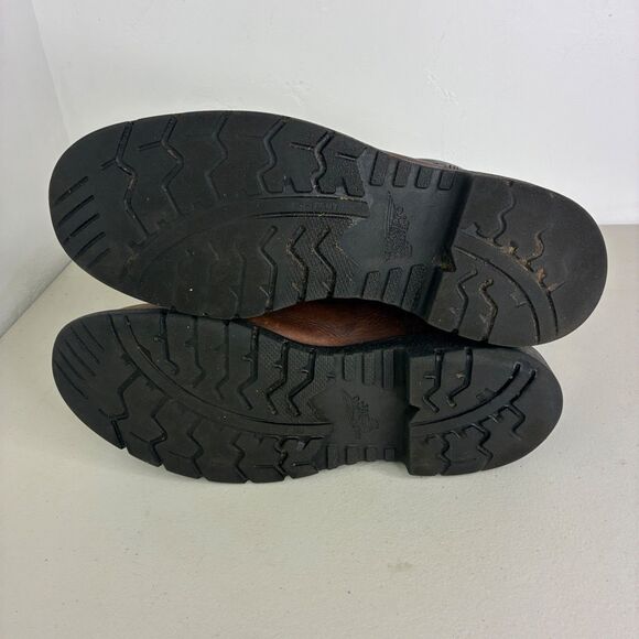 Red Wing Boots 12 D Brown Leather 926 DynaForce Waterproof Work Soft Toe - Picture 7 of 9